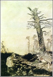 Le avventure di Alice nel Paese delle Meraviglie - Perché Mary Ann, cosa fai qui fuori? da Arthur Rackham